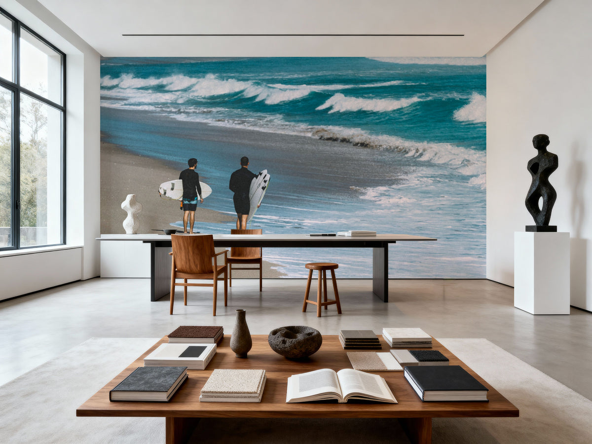 Surf Day Mural Wallpaper - room preview 06