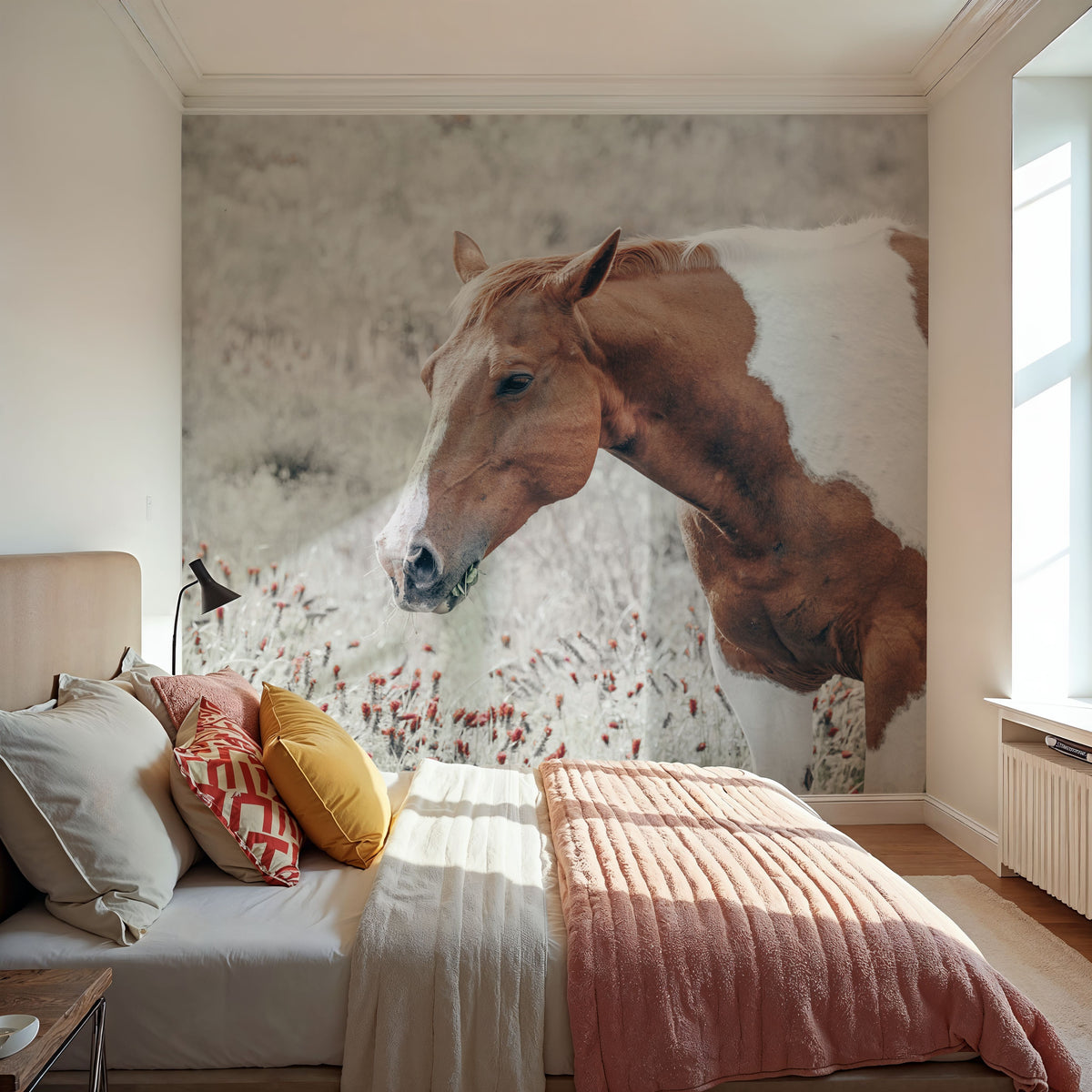 Lush Fields Mural Wallpaper - room preview 06
