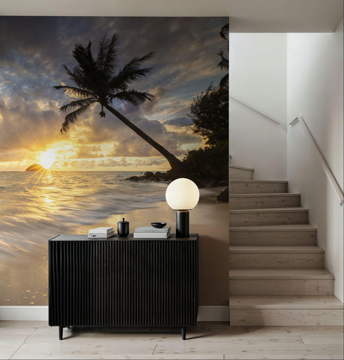 Oahau Beach Mural Wallpaper - room preview 06