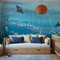 Underwater Sea Life Scenery Mural Wallpaper - room preview 06