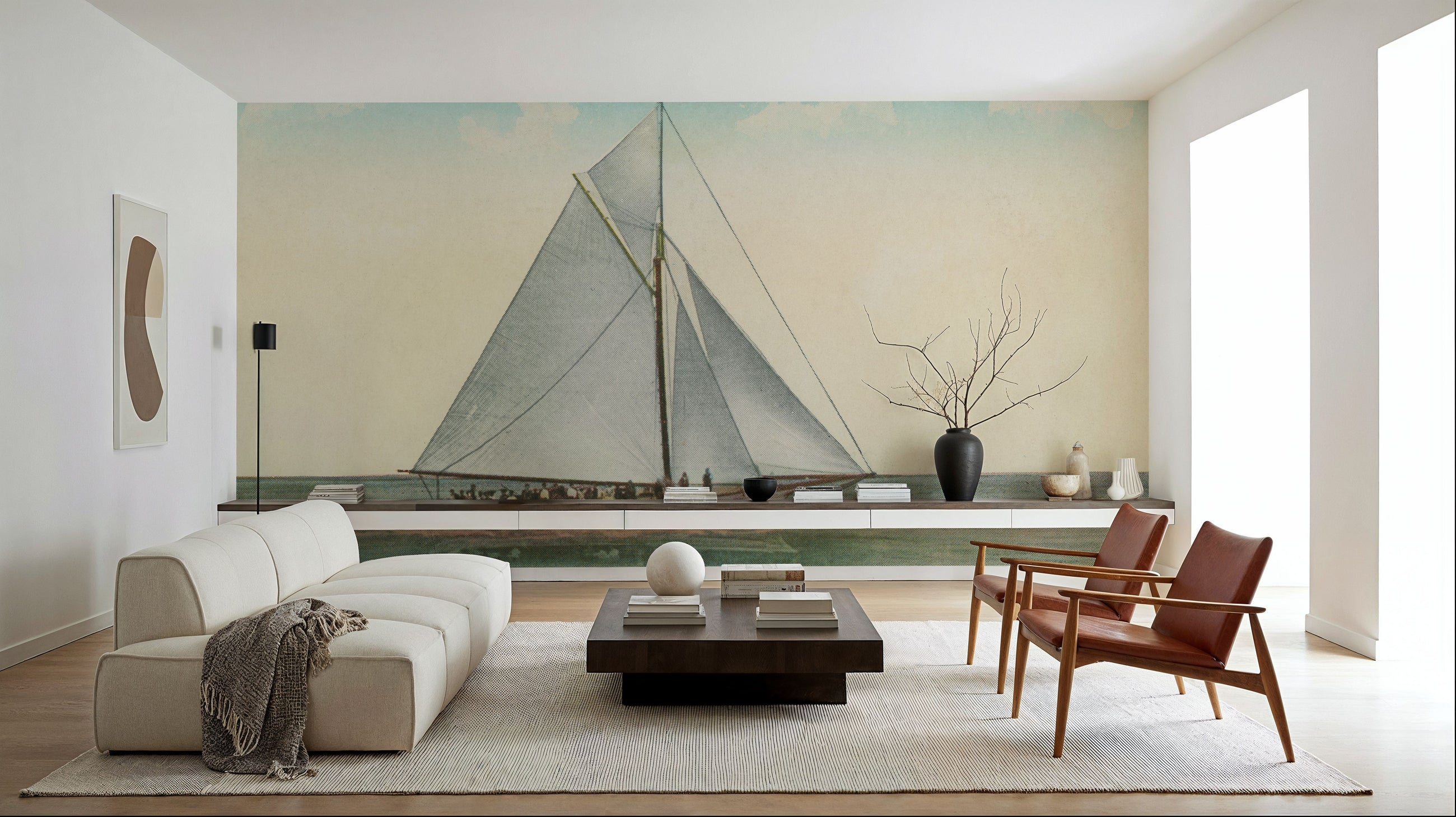 Sailing Party Mural Wallpaper