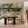 Midsummer Meadow White Mural Wallpaper - room preview 06