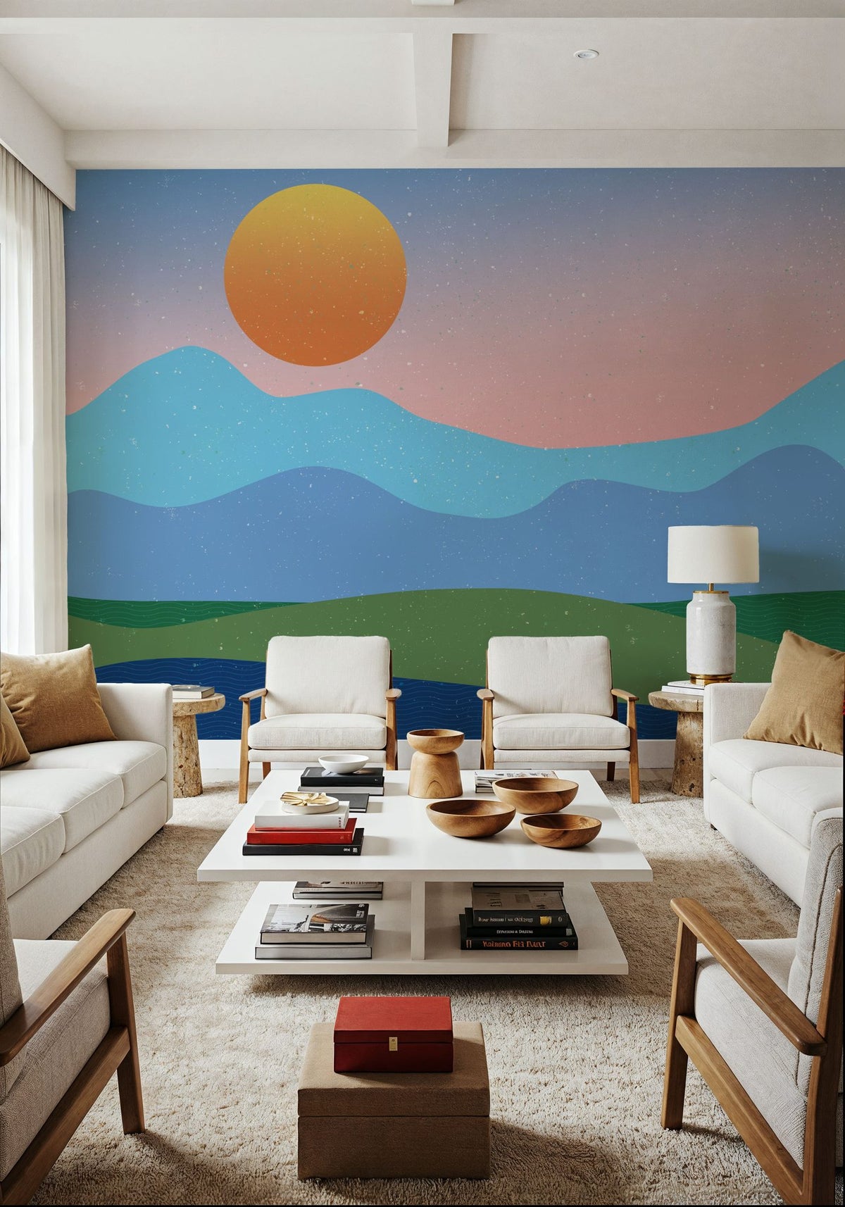 Mountain Top Mural Wallpaper - room preview 06
