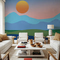 Mountain Top Mural Wallpaper - room preview 06