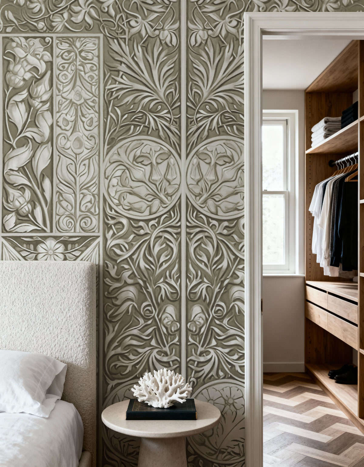 Flower Collection, Thyme Mural Wallpaper - room preview 06