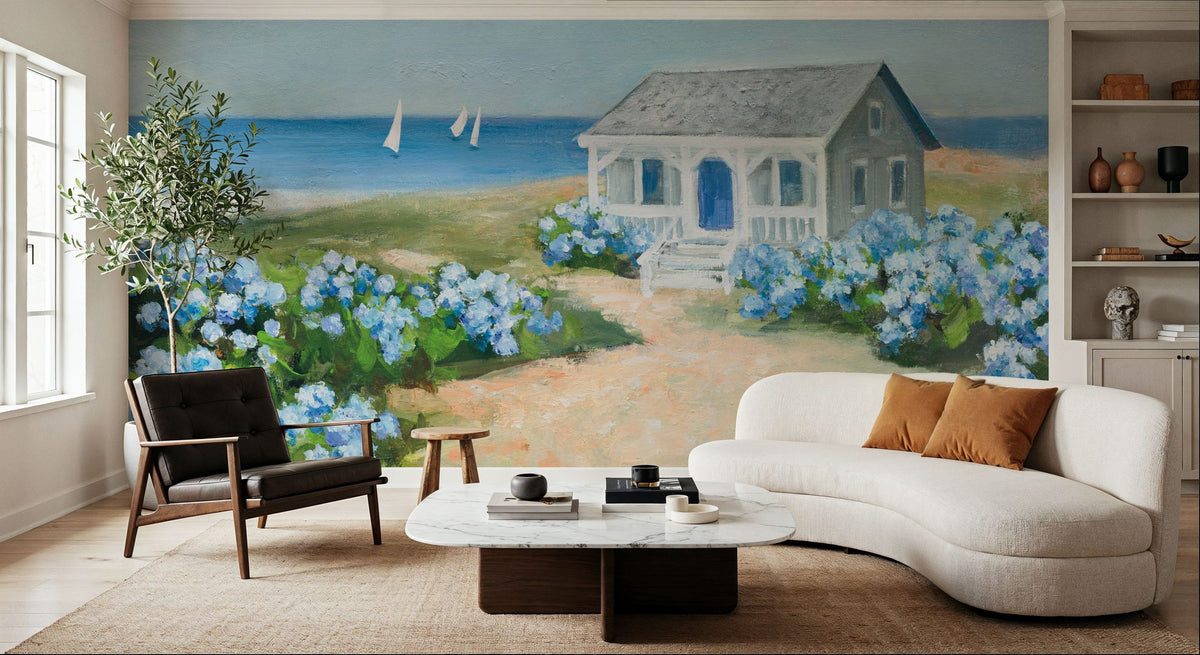 Nantucket Coast Mural Wallpaper - room preview 06