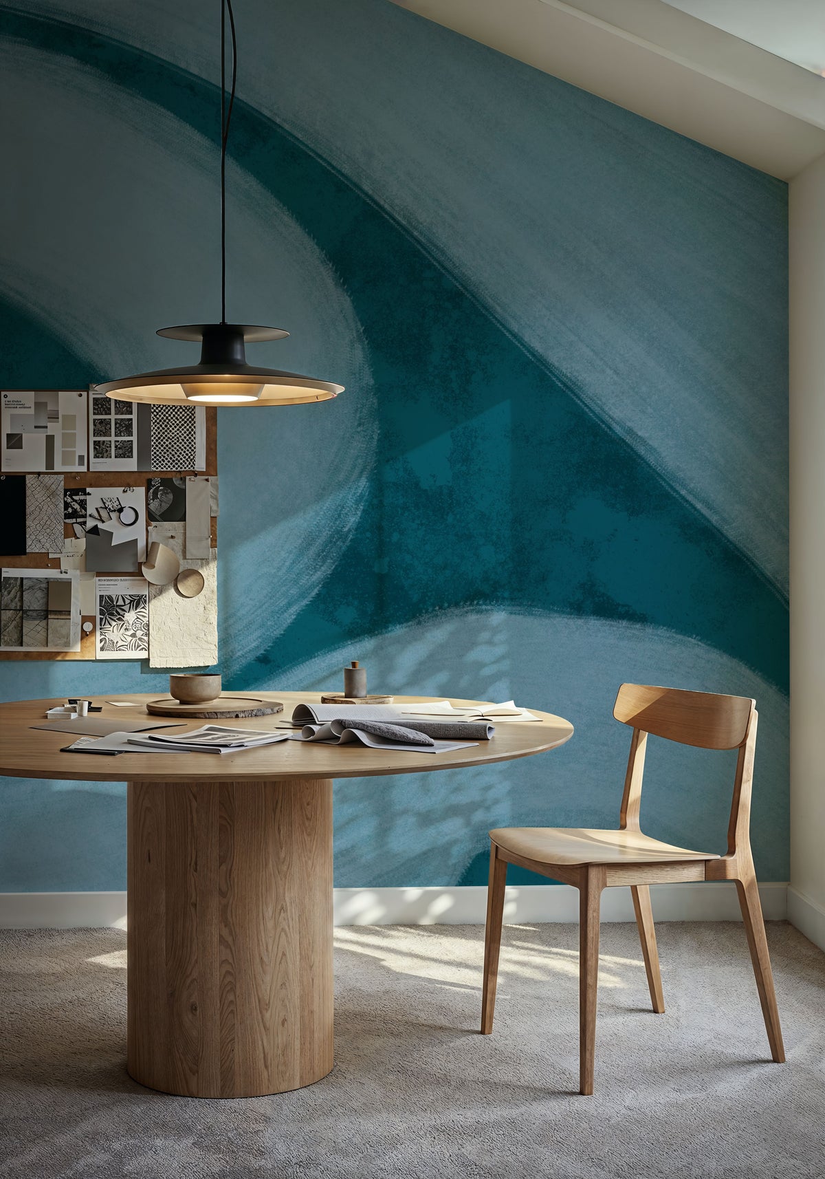 Modern Abstract 18 Mural Wallpaper - room preview 06