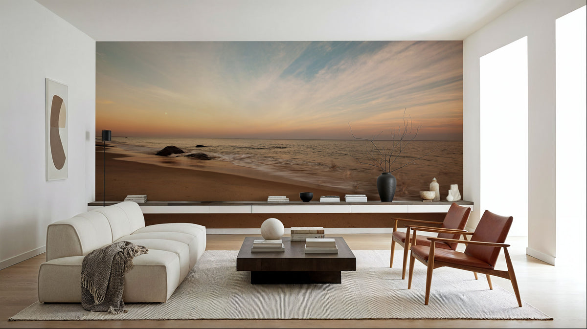 Marthas Vineyard Beach II Mural Wallpaper - room preview 06