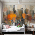 Autumn Memory Abstract Mural Wallpaper - room preview 06