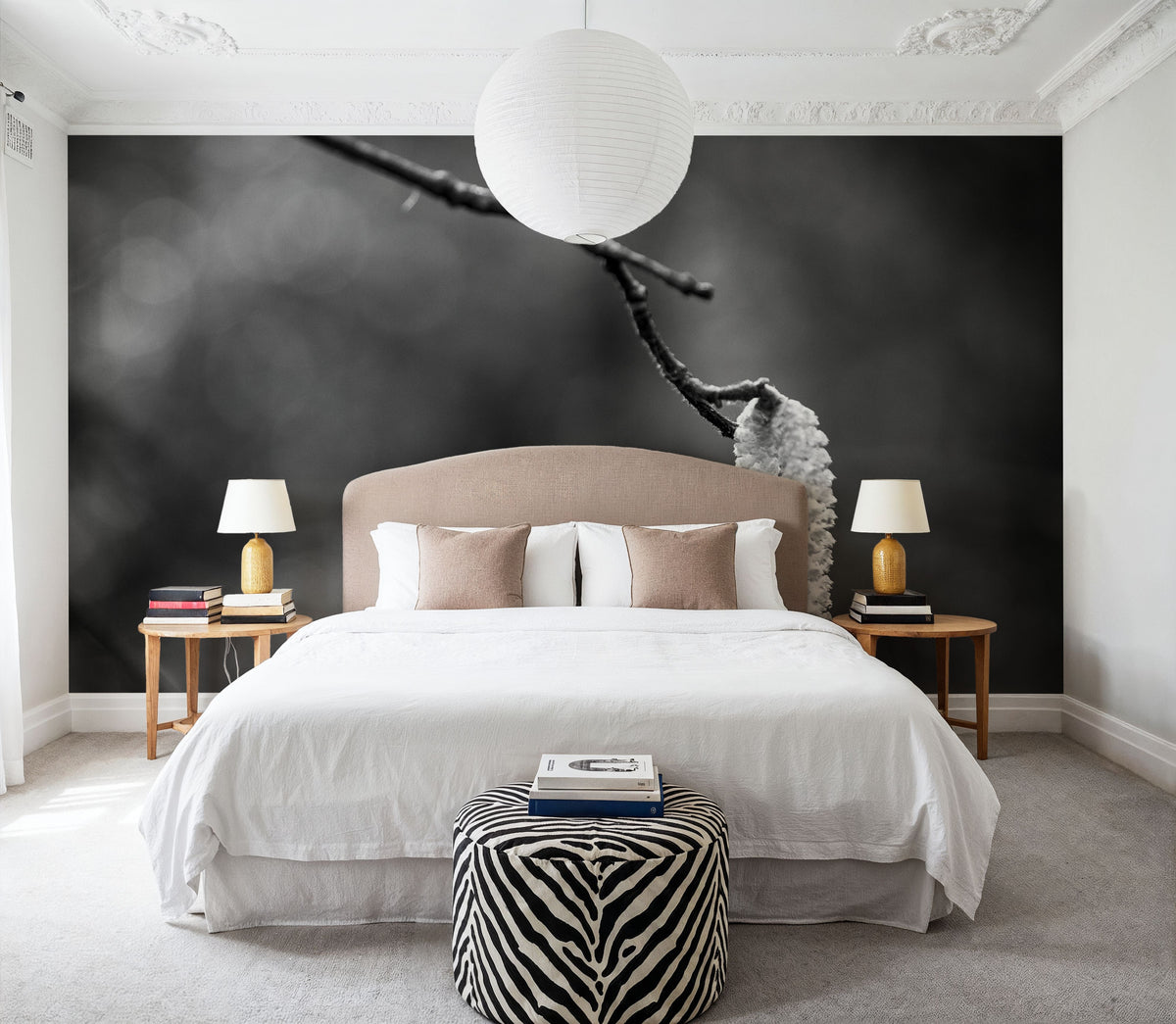 Birch Pollen Mural Wallpaper - room preview 06