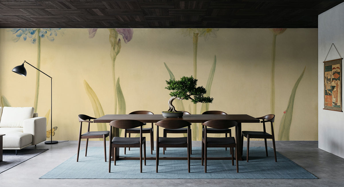 Spring Botanicals Mural Wallpaper - room preview 06