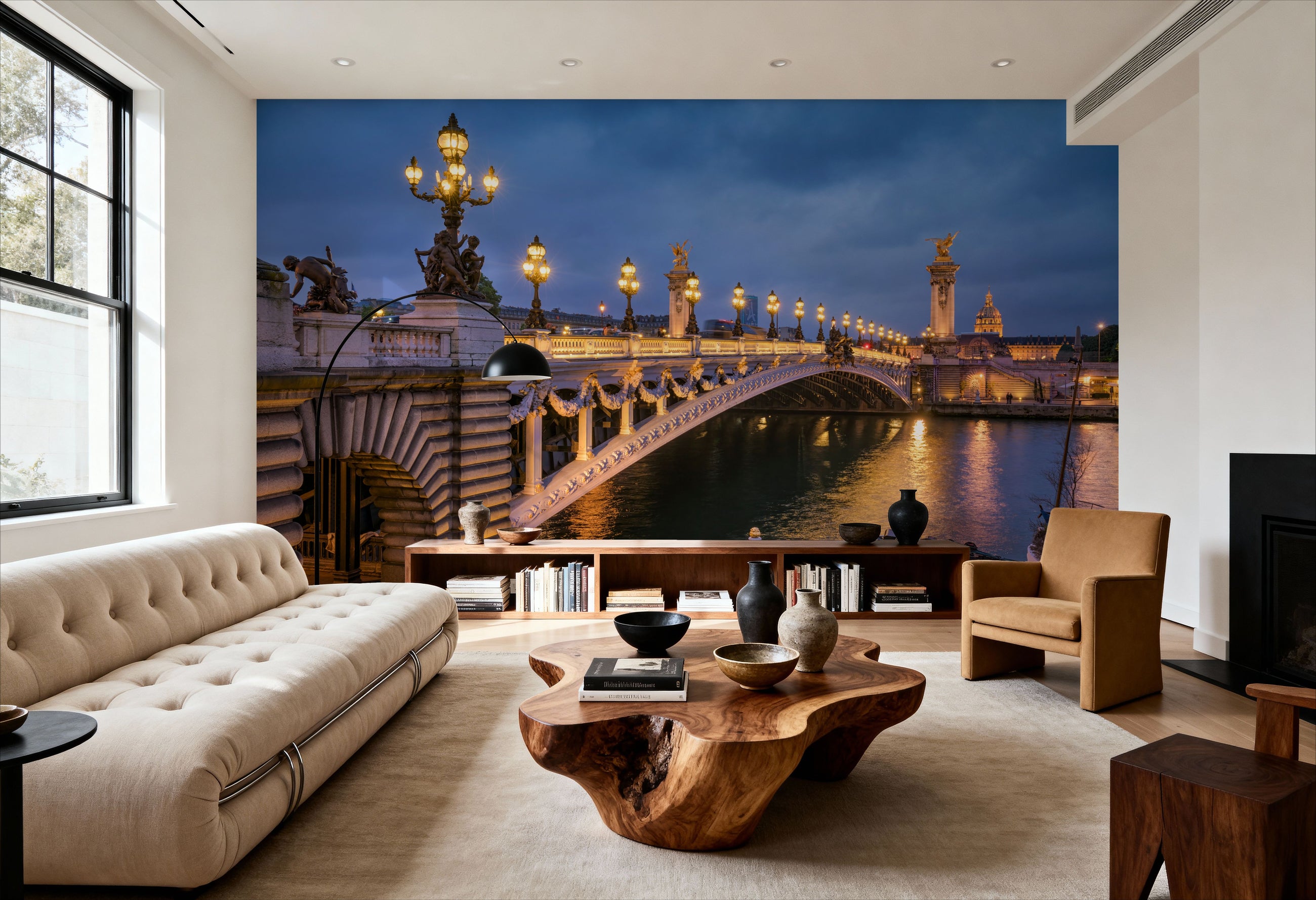 One Night in Paris Mural Wallpaper