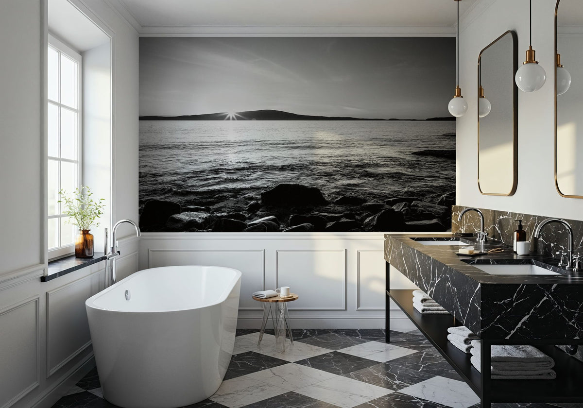 Frenchman Bay Mural Wallpaper - room preview 06