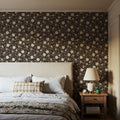 Trailing Morning Glory, Walnut Mural Wallpaper - room preview 06