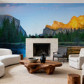 Merced River Mural Wallpaper - room preview 06