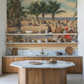 Miami Beach Postcard Mural Wallpaper - room preview 06