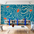 Fluid Flowers Mural Wallpaper - room preview 06