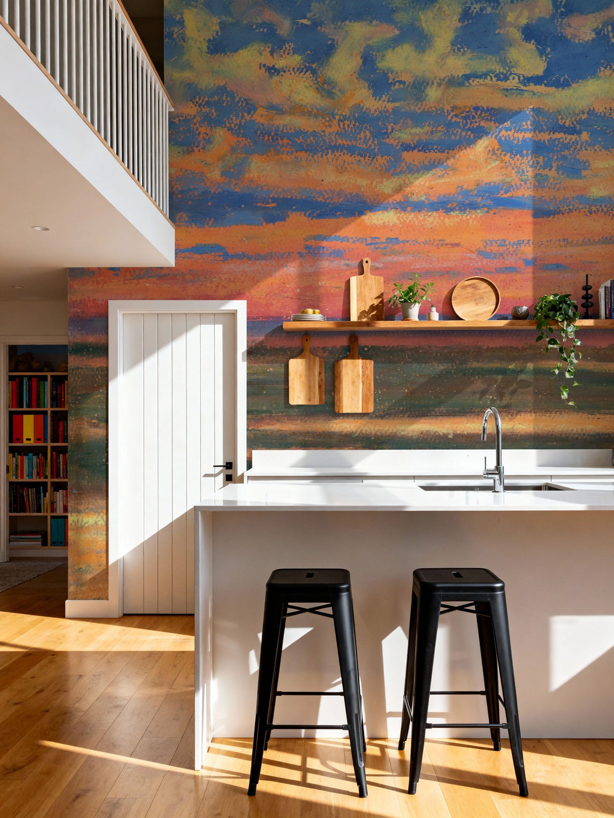 Brilliant Sunset Mural Wallpaper - room preview 06