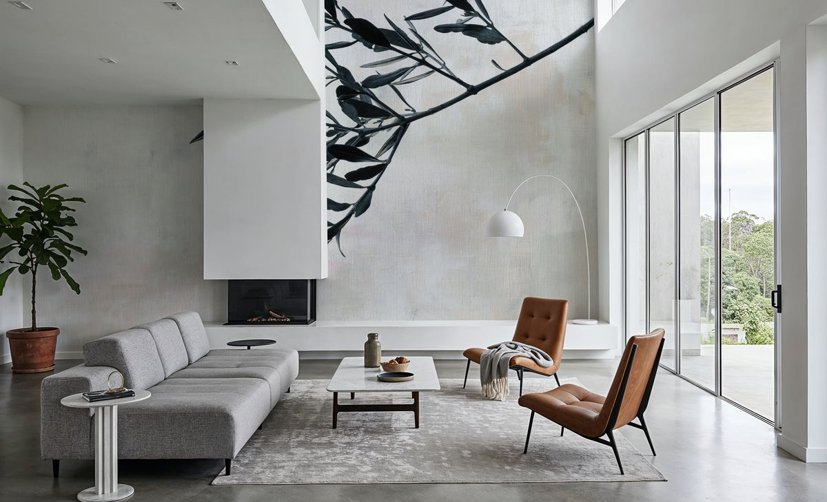 Olive Branch Mural Wallpaper - room preview 06