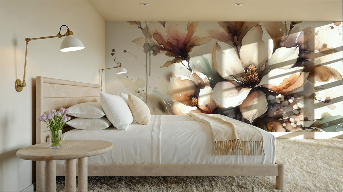 Blooming Elegantly Mural Wallpaper - room preview 06