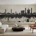 Faislabad Pakistan Skyline Concrete Mural Wallpaper - room preview 06