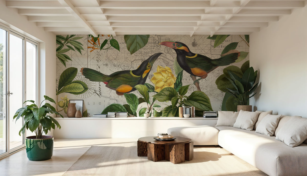 Parrots Nostalgic Journey II Mural Wallpaper - room preview 06