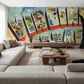 Greetings From Virginia Beach Mural Wallpaper - room preview 06