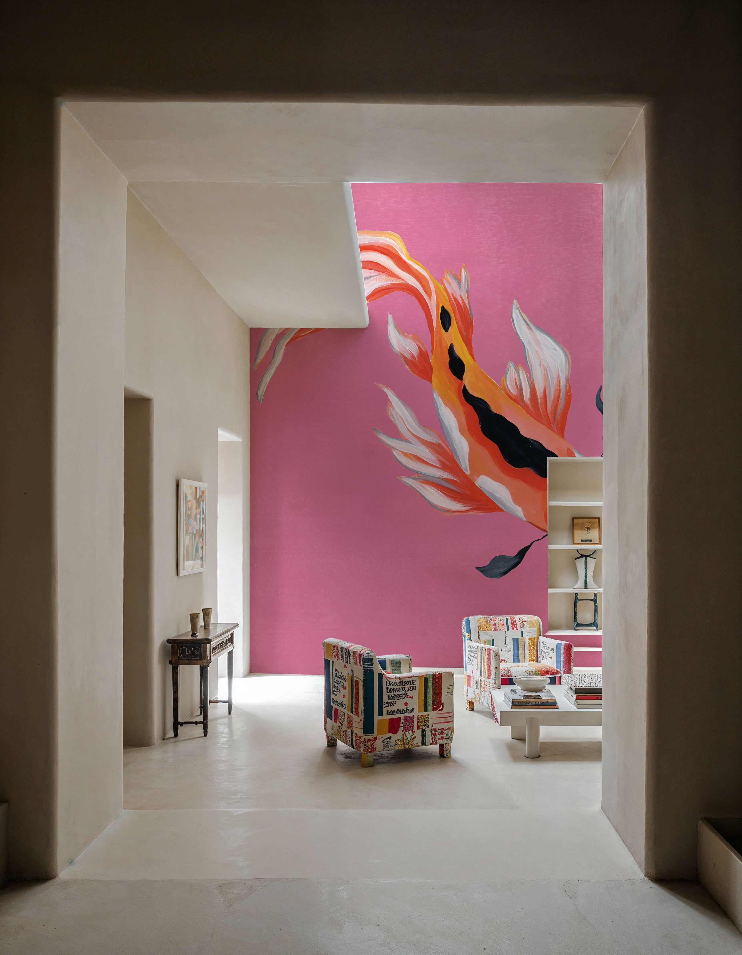 Colorful Koi III Mural Wallpaper