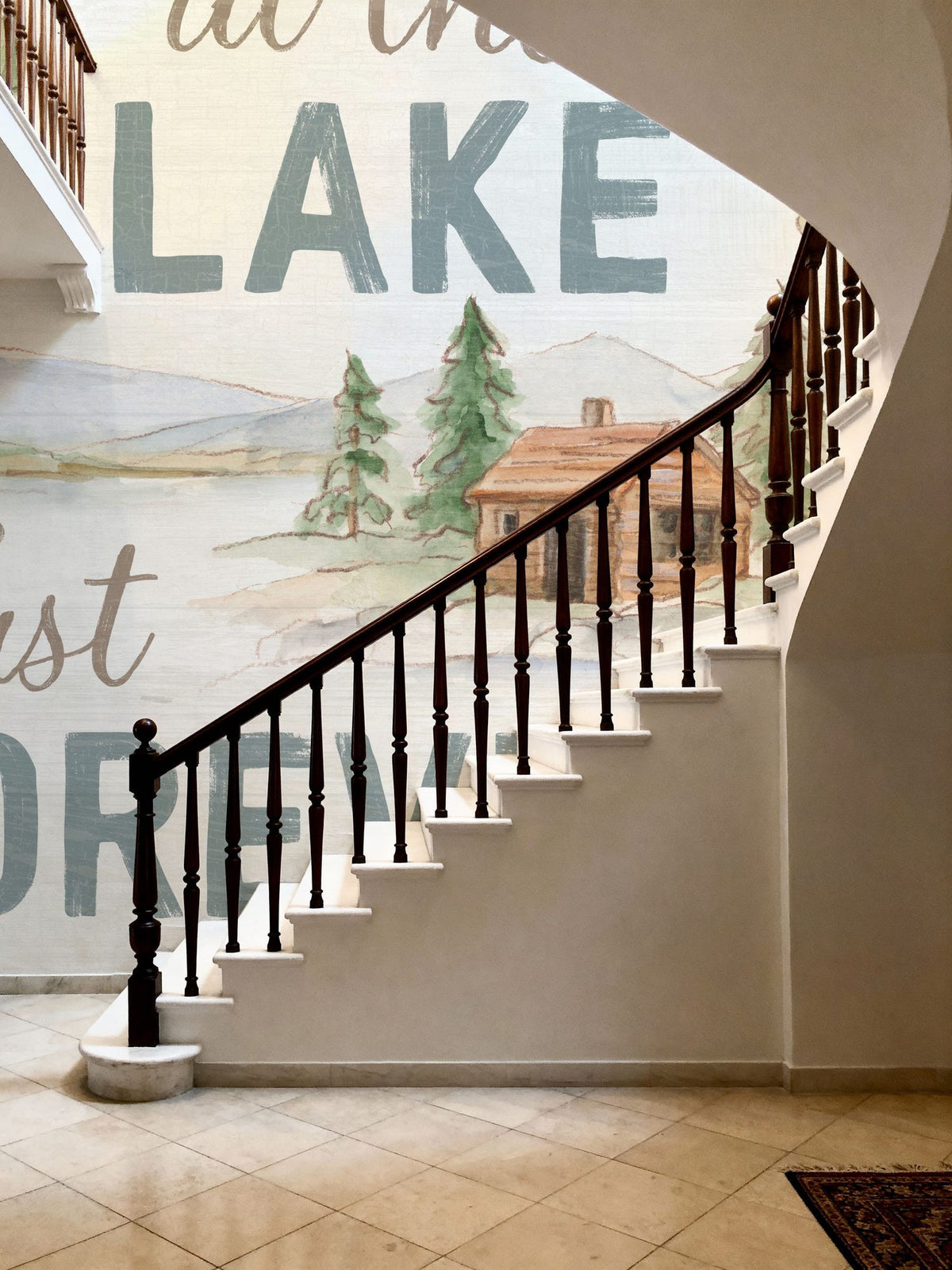 Lake Retreat IX Mural Wallpaper - room preview 06