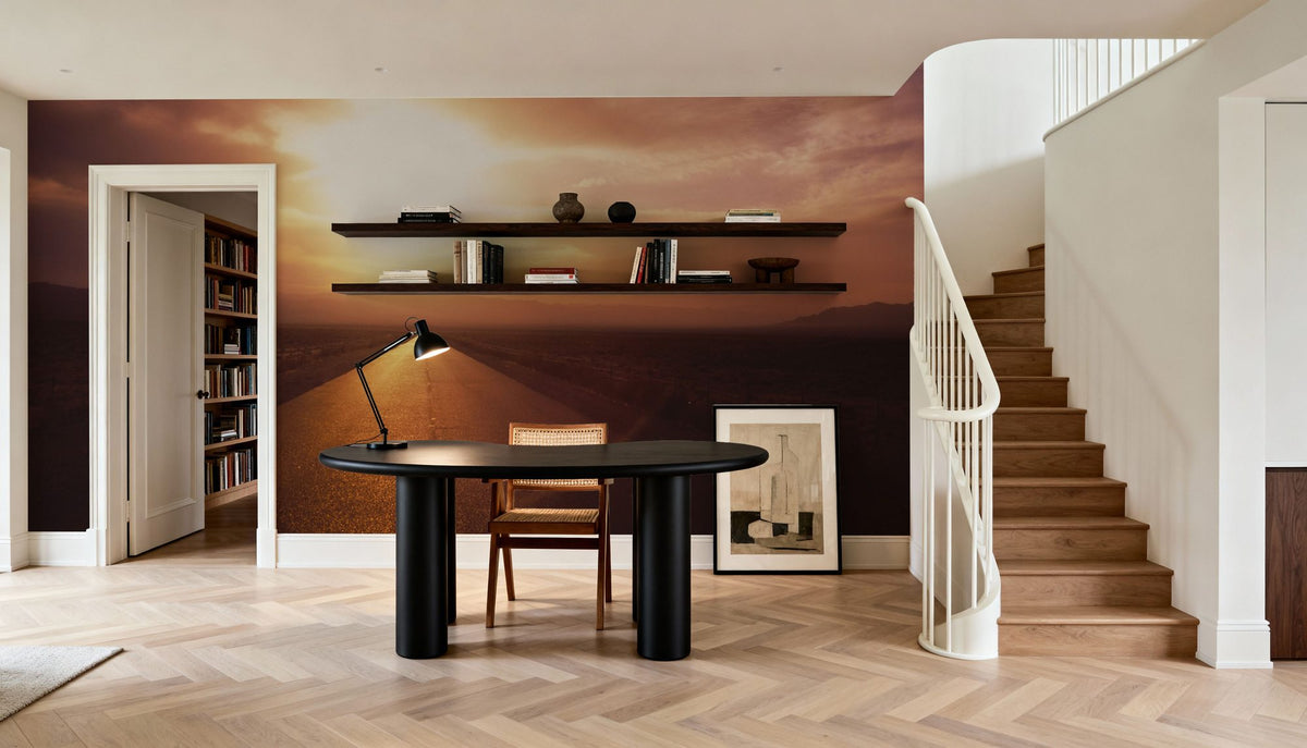 Sunset Highway Mural Wallpaper - room preview 06
