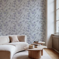 Trailing Tree of Life, Blue Mural Wallpaper - room preview 06