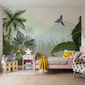 Overlooking Treetops Mural Wallpaper - room preview 06