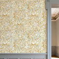 Rustic Flowers Yellow Mural Wallpaper - room preview 06