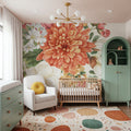 Amber Blossoms III Mural Wallpaper - room preview 06