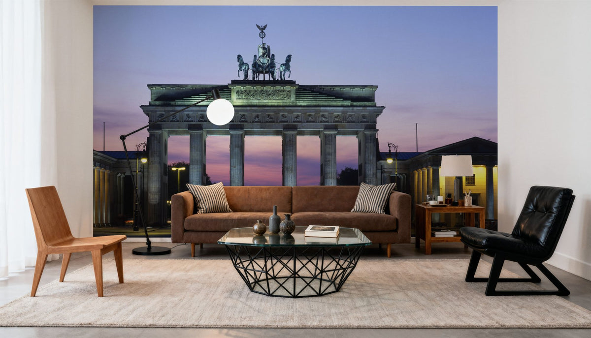 Brandenburg Gate Twilight Mural Wallpaper - room preview 06