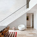 White Plaster Mural Wallpaper - room preview 06