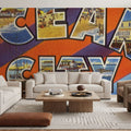 Greetings From Ocean City MD. Mural Wallpaper - room preview 06