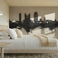 Chisinau Moldova Skyline Concrete Mural Wallpaper - room preview 06