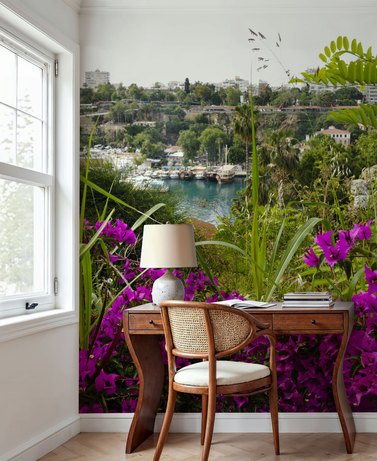 Urban Bloom Mural Wallpaper - room preview 06