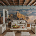 Saentis Sunset Mural Wallpaper - room preview 06