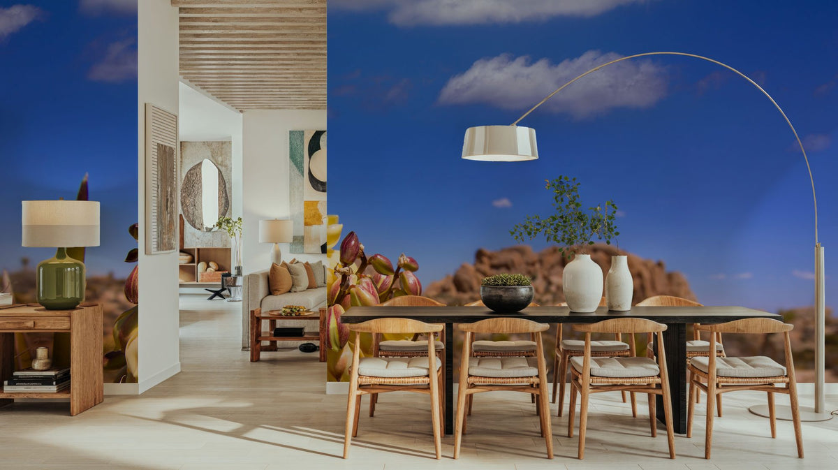 Joshua Tree Blue V Mural Wallpaper - room preview 06