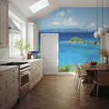 Tropical Paradise Cove Mural Wallpaper - room preview 06