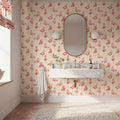 Flamingo Goals Yellow Mural Wallpaper - room preview 06