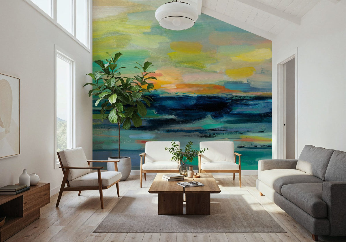 Pacific Beach Mural Wallpaper - room preview 06