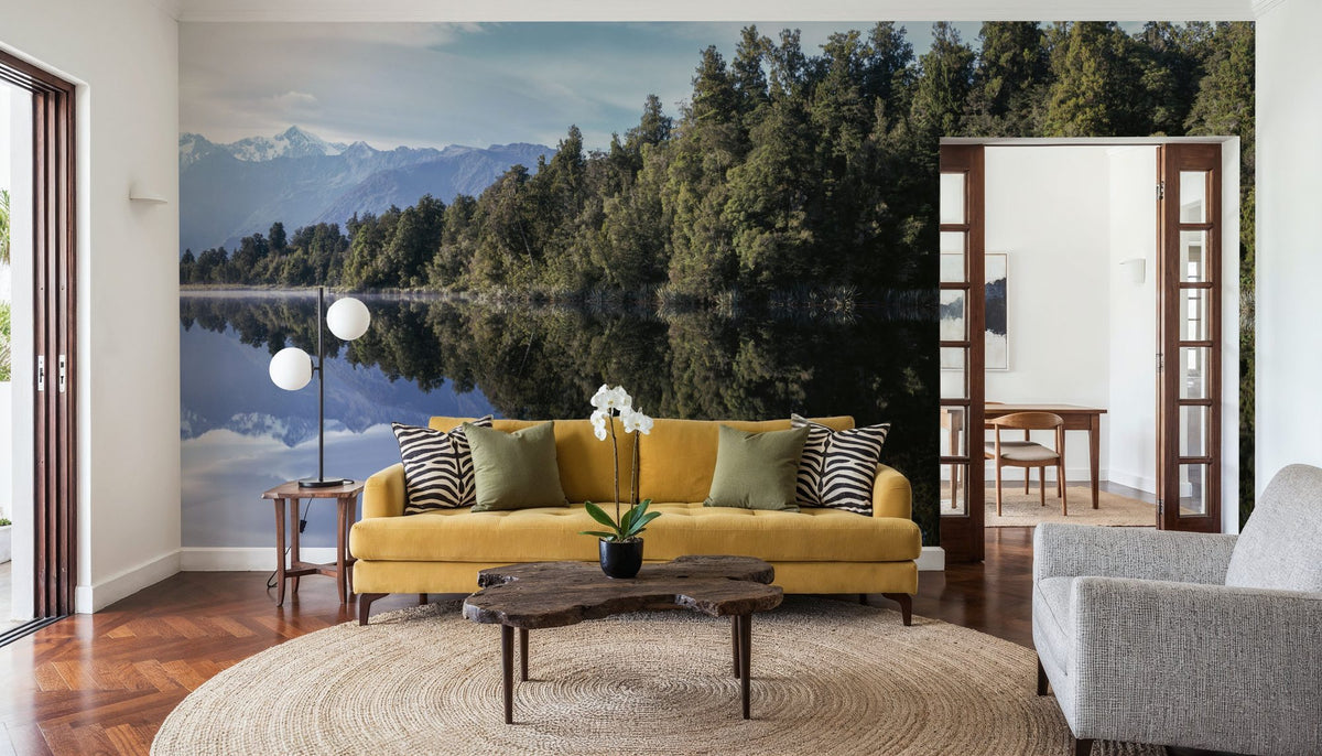 Mountain Reflections, Mural Wallpaper - room preview 06