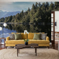 Mountain Reflections, Mural Wallpaper - room preview 06