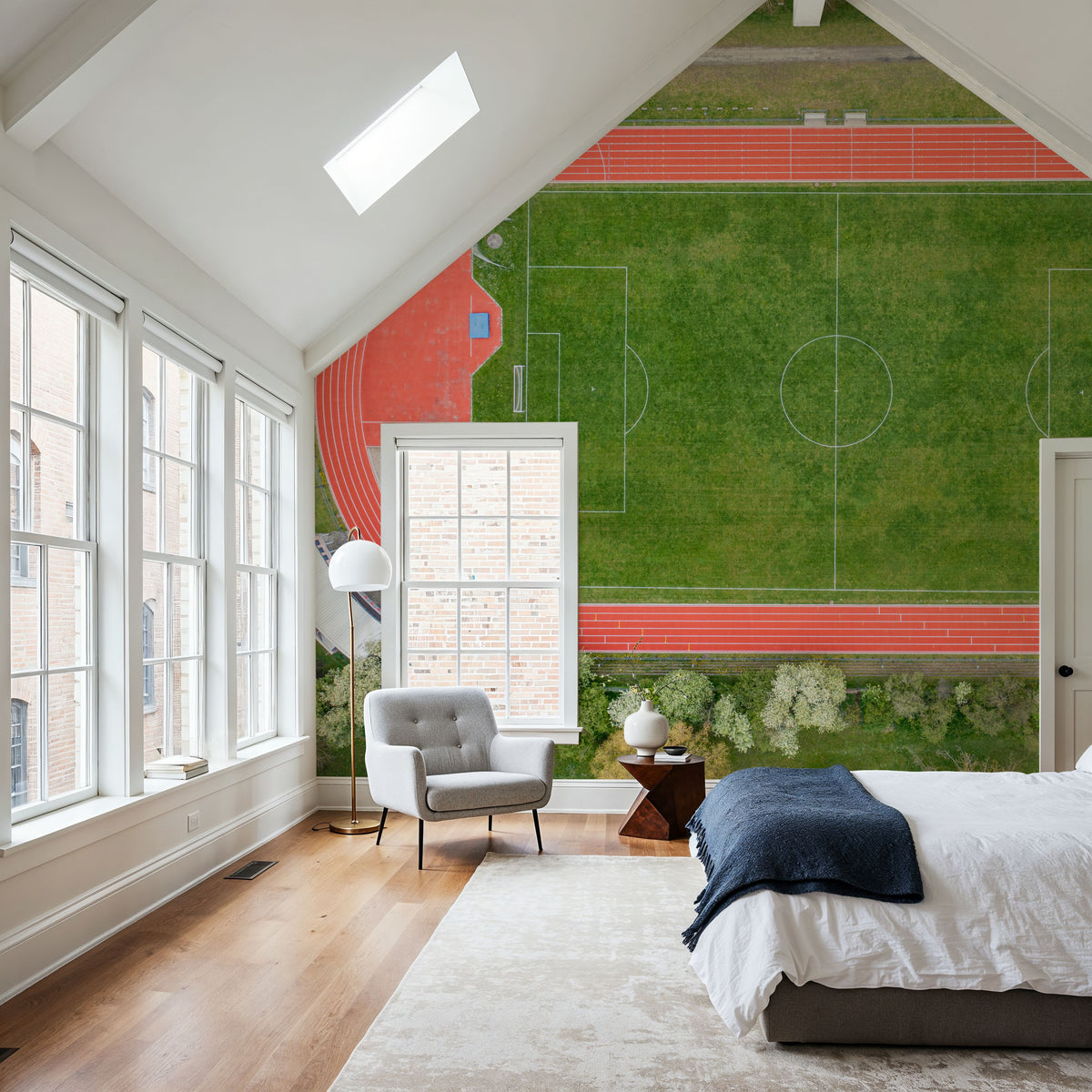 Track and Field Mural Wallpaper - room preview 06