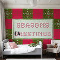 Quilted Christmas II Mural Wallpaper - room preview 06