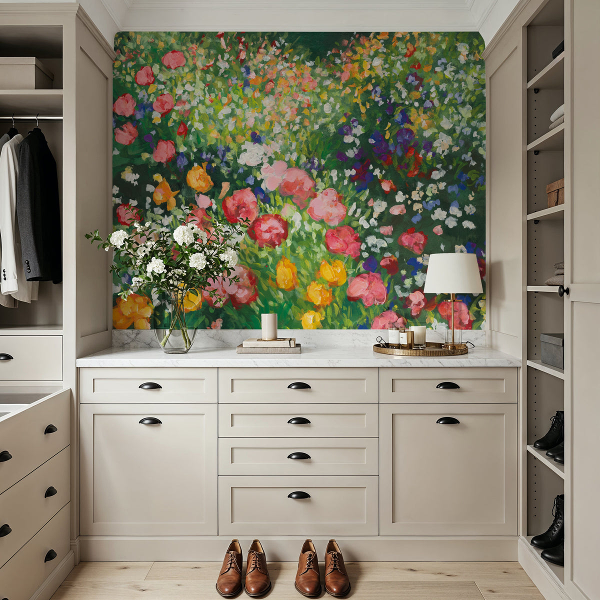 Floral Bounty Mural Wallpaper - room preview 06