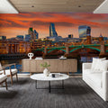 Golden Hour Bridge II Mural Wallpaper - room preview 06